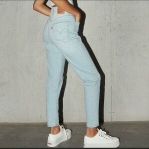 HIGH WAISTED TAPER JEANS​